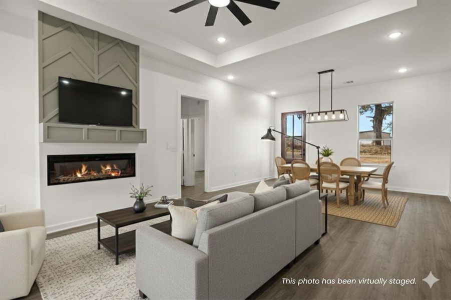 Furnished interior view inside a new home in , Pittsburg (Image 7).