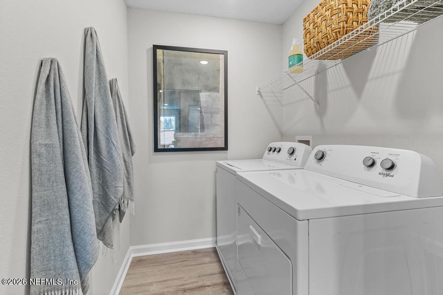Close-up of interior finishes inside a home in The Landings at Pecan Park, Jacksonville (Image 19).