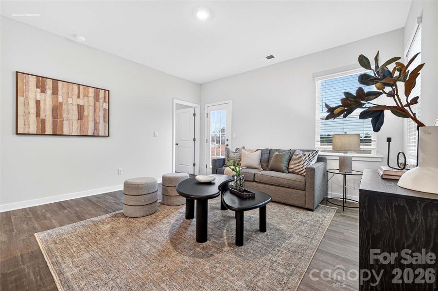 Furnished interior view inside a new home in Zion Springs, Hickory (Image 6).