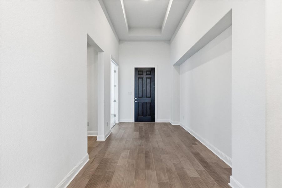 Spacious, unfurnished interior of a new home in Retreat at San Gabriel, Georgetown (Image 22).