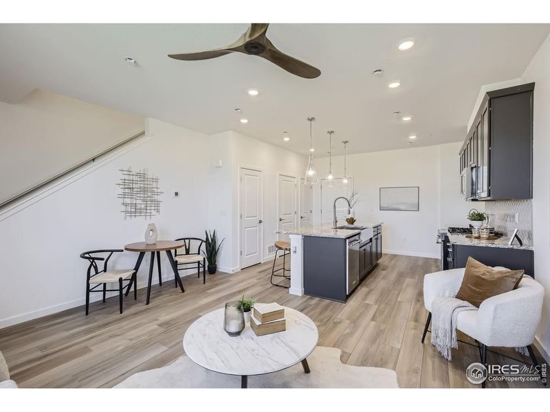 Furnished interior view inside a new home in Mountain Brook, Longmont (Image 14).