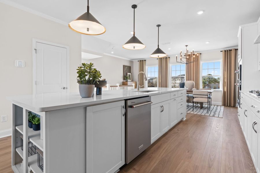 Representative furnished interior of a home built from the Joliet by Pulte Homes in Lakeside Townes at Riverlights, Wilmington (Image 57).