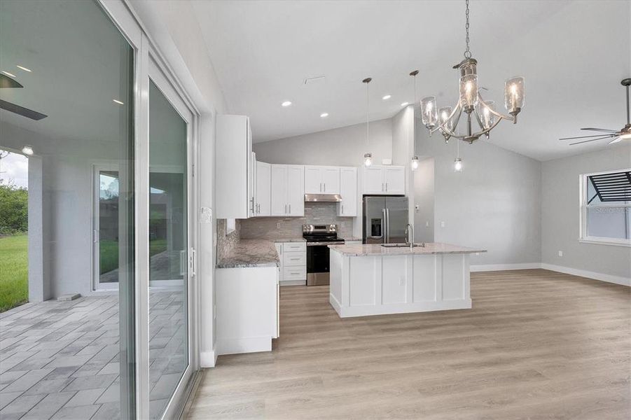 Furnished interior view inside a new home in , Port Charlotte (Image 6). Furnished interior view inside a new home in , Port Charlotte (Image 6).