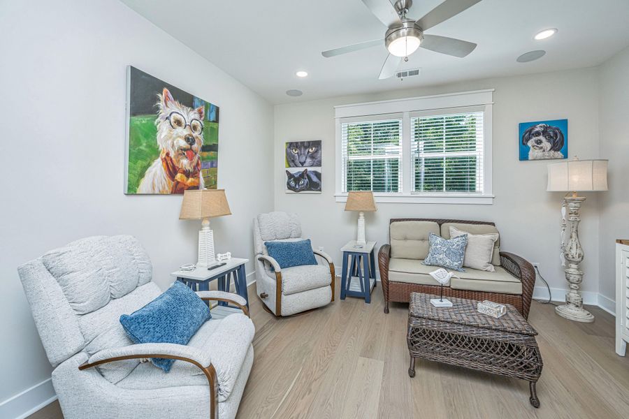 Furnished interior view inside a new home in Overlook at Copahee Sound, Awendaw (Image 13).