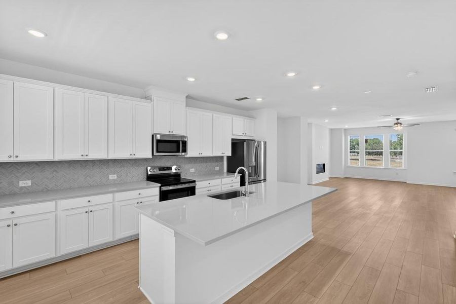 Furnished interior view inside a new home in Alder Creek, Cumming (Image 5).