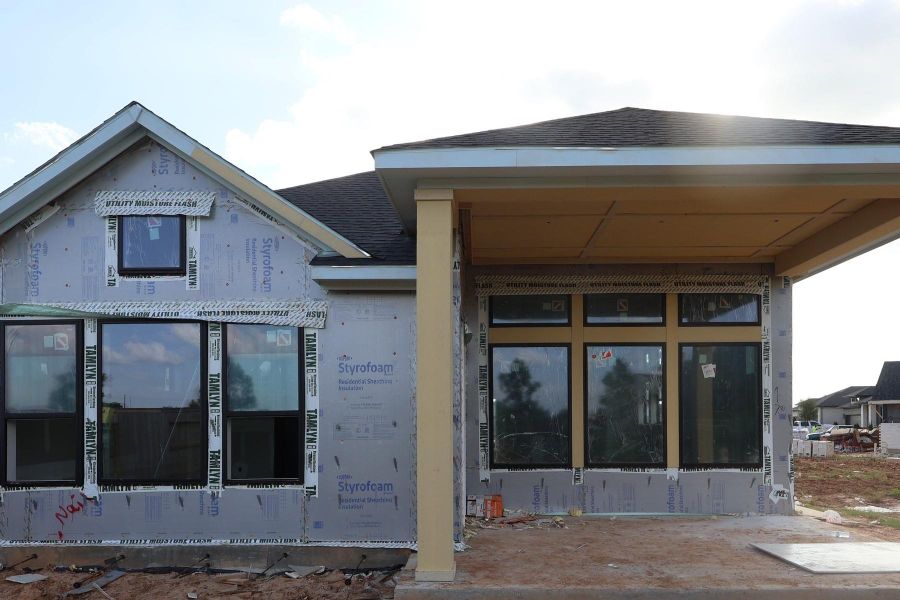 In-progress construction of a new home in Grange - Reserve Collection, Katy, TX (Image 10).
