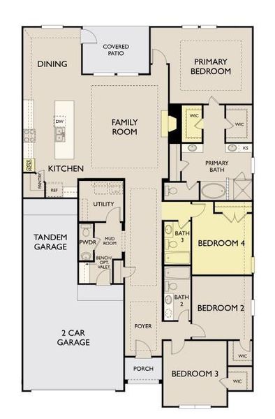 The Blake floor plan The Blake floor plan