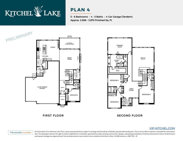 Kitchel Lake Plan 4 Floor Plan