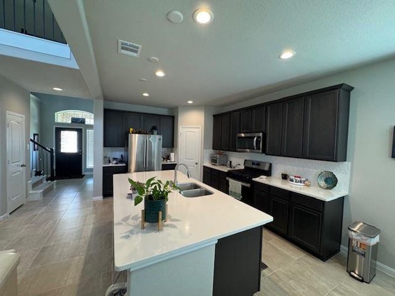 Furnished interior view inside a new home in Rodeo Palms - The Lakes, Manvel (Image 7). Furnished interior view inside a new home in Rodeo Palms - The Lakes, Manvel (Image 7).