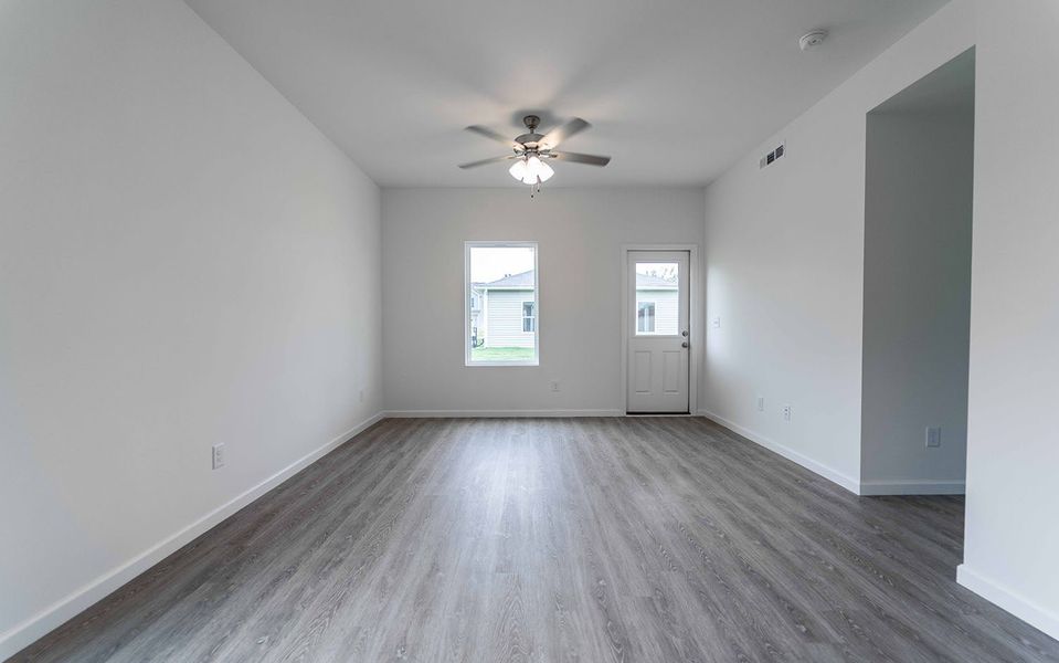 Spacious, unfurnished interior of a new home in Stonehenge, Manchester (Image 20).
