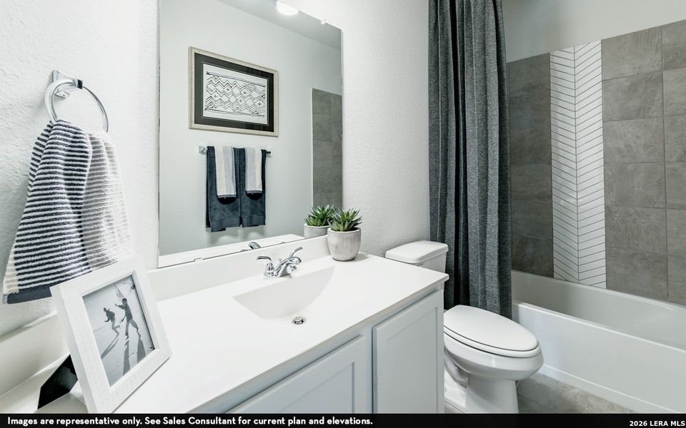 Furnished interior view inside a new home in Swenson Heights, Seguin (Image 14).