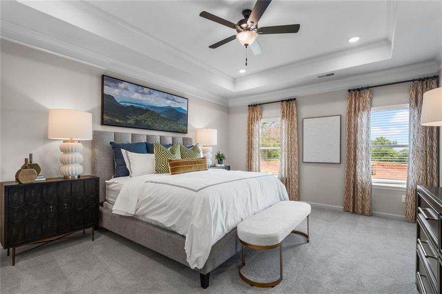 Furnished interior view inside a new home in Sagebrook, Powder Springs (Image 16).
