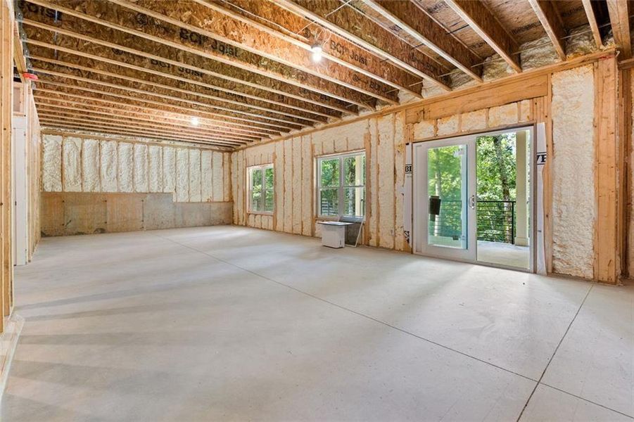In-progress construction of a new home in , Ellijay, GA (Image 53).