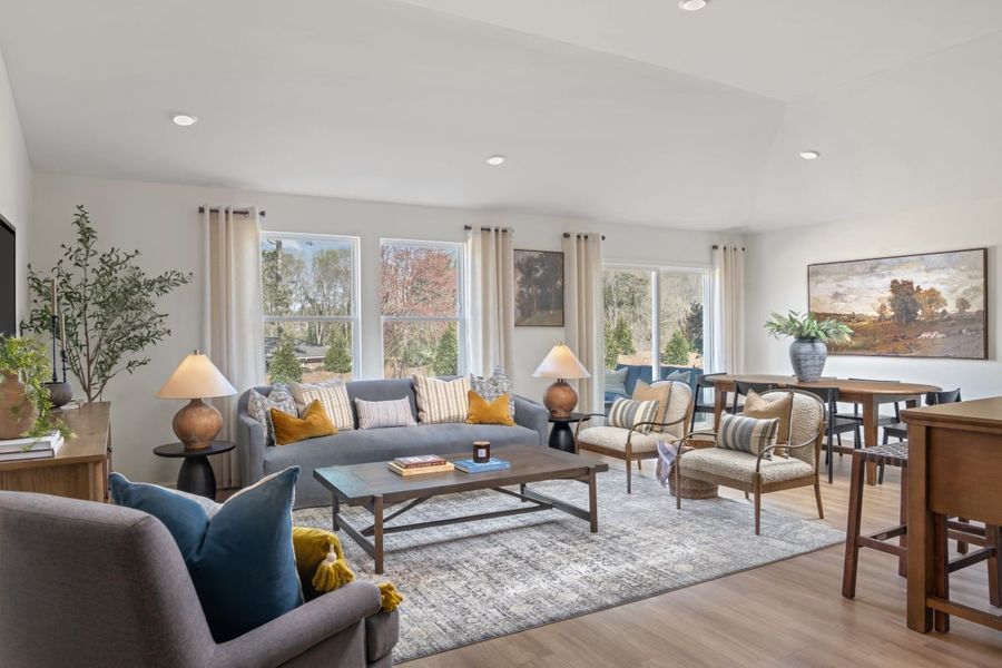 Representative furnished interior of a home built from the 1602 Modeled by KB Home in Wellington Pointe Executive, Monroe (Image 4).