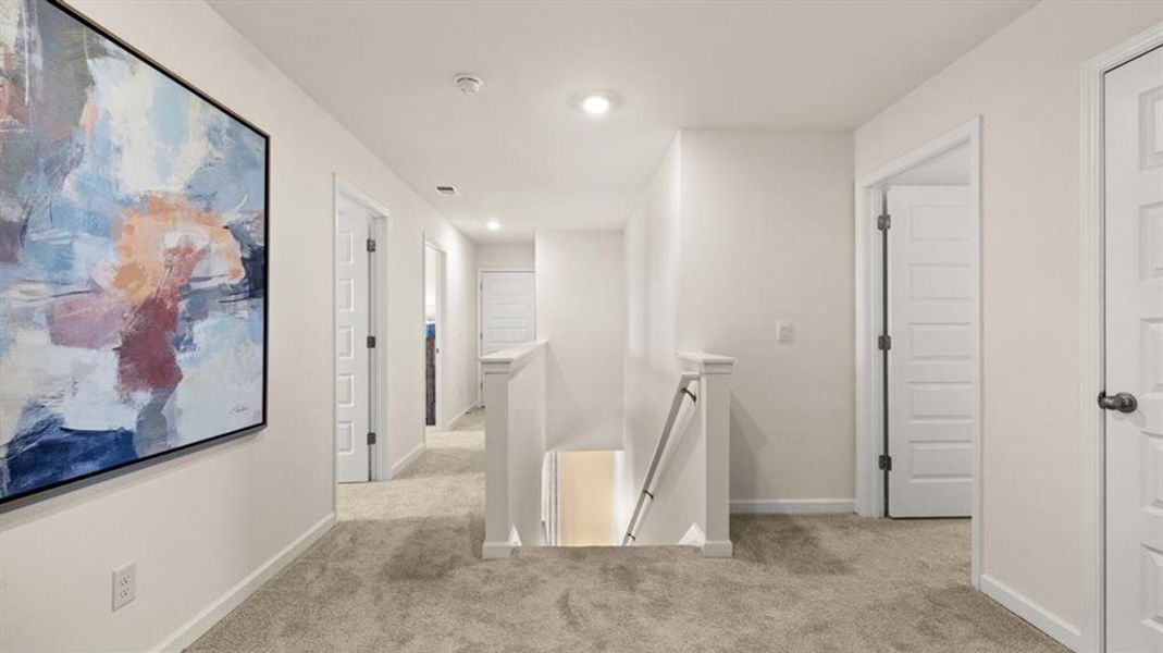 Furnished interior view inside a new home in Teamon Pointe, Griffin (Image 17).