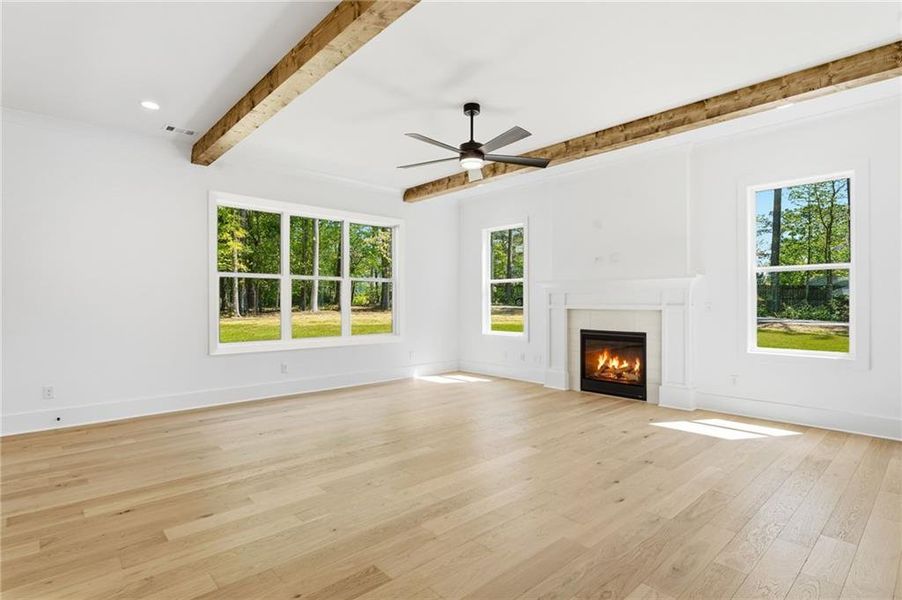 Spacious, unfurnished interior of a new home in , Marietta (Image 25).