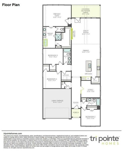 2D floor plan layout of this home in Woodson’s Reserve, Spring, TX (Image 3). 2D floor plan layout of this home in Woodson’s Reserve, Spring, TX (Image 3).