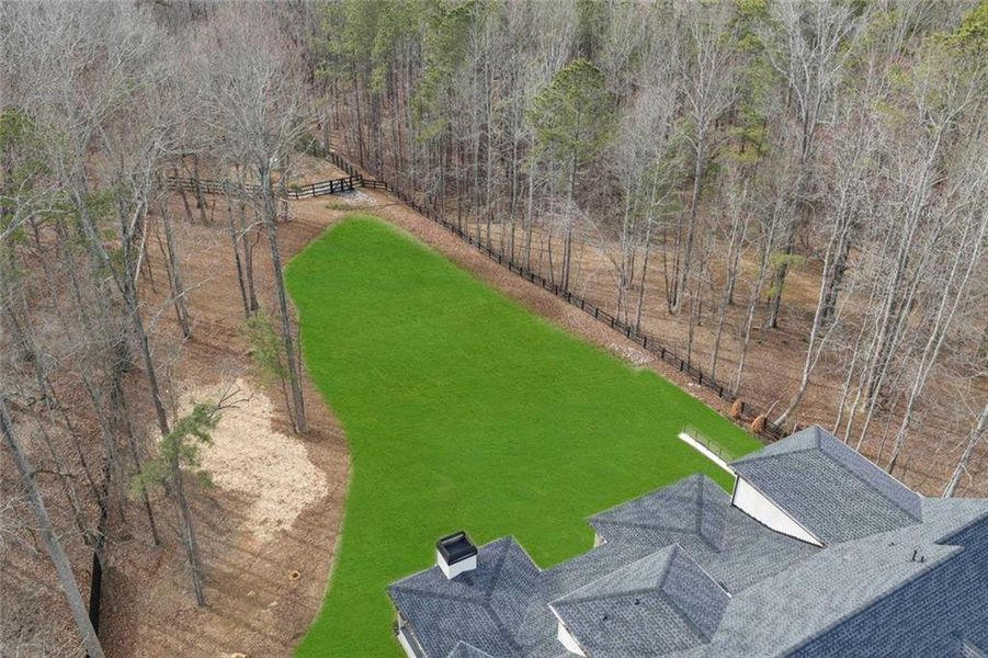 Exterior details and patio area of a home in , Alpharetta (Image 29).