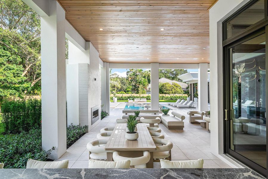 Exterior details and patio area of a home in , Delray Beach (Image 29).