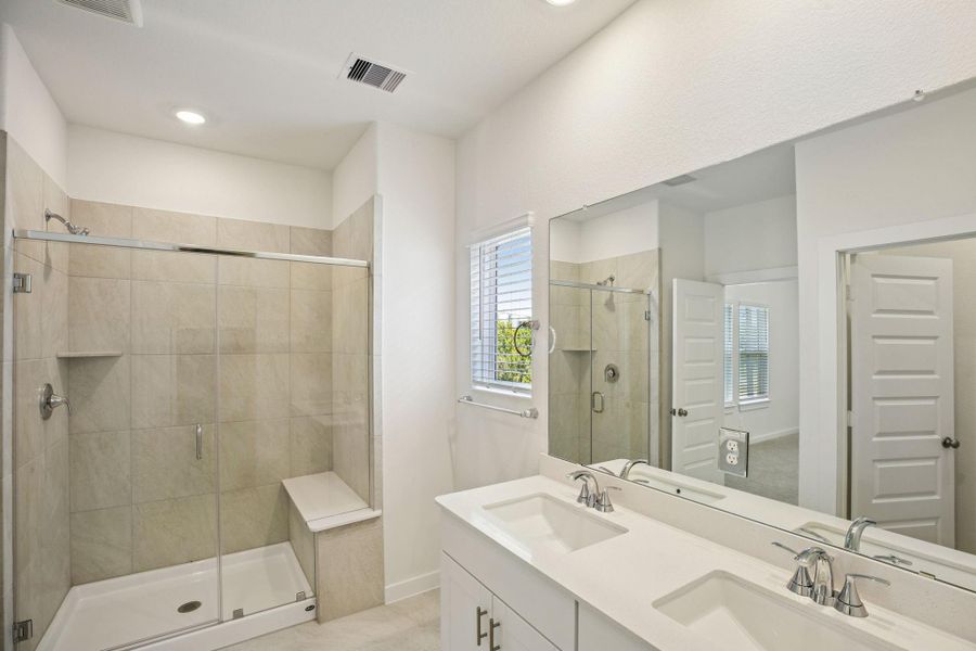 Furnished interior view inside a new home in Spring Brook Village - City Series, Houston (Image 12).