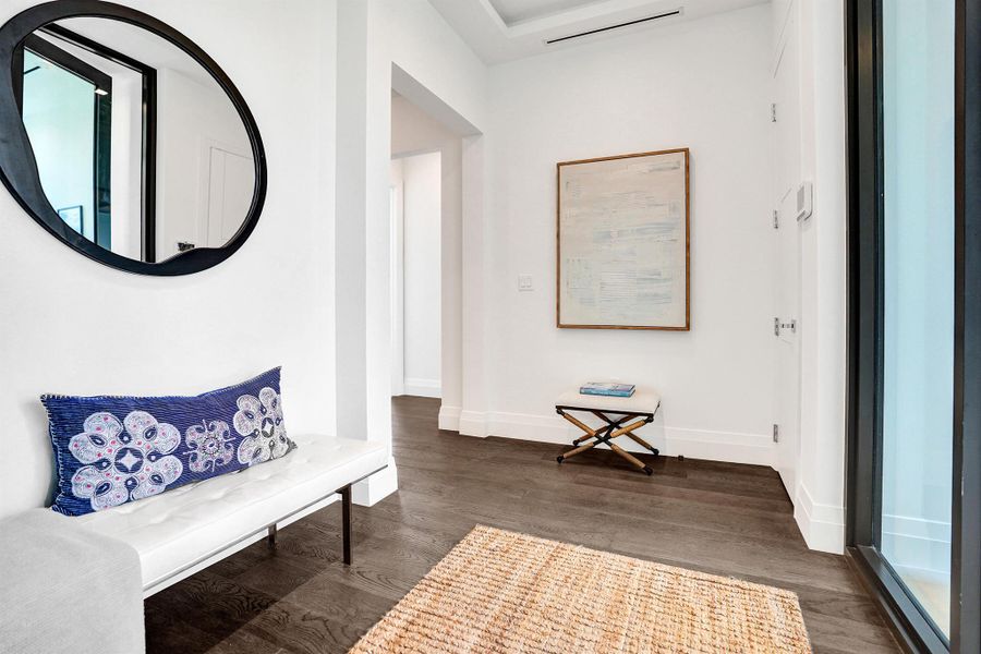 Furnished interior view inside a new home in , Delray Beach (Image 15). Furnished interior view inside a new home in , Delray Beach (Image 15).