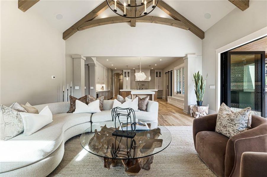 Furnished interior view inside a new home in , Alpharetta (Image 20).