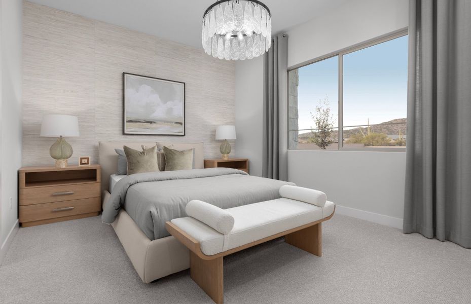 Representative furnished interior of a home built from the Voyage by Pulte Homes in Saguaro Reserve - Majesty, Marana (Image 11).