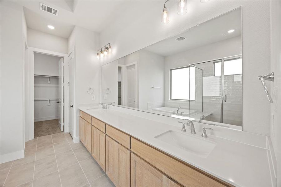 Furnished interior view inside a new home in Chatham Reserve, Providence Village (Image 14).