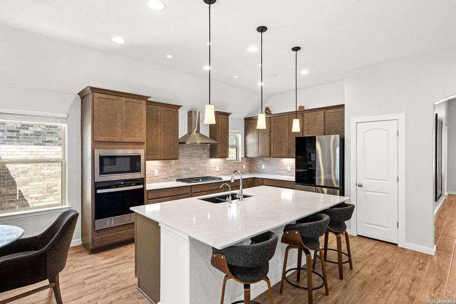 Furnished interior view inside a new home in Davis Ranch, San Antonio (Image 25).