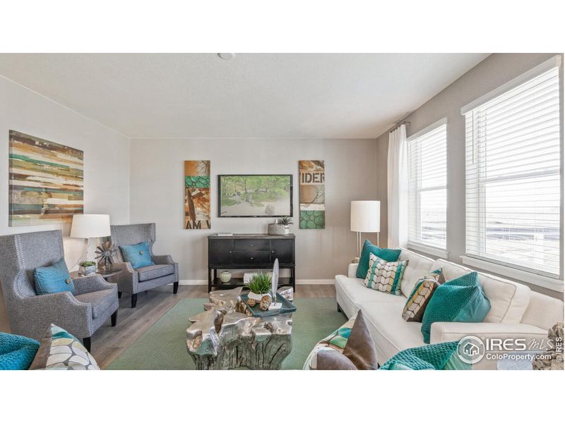 Furnished interior view inside a new home in , Fort Collins (Image 28).
