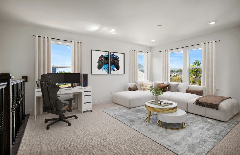 Furnished interior view inside a new home in Cannon Run, Concord (Image 8).