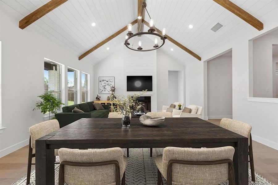 Furnished interior view inside a new home in Lincoln Pointe, Van Alstyne (Image 19). Furnished interior view inside a new home in Lincoln Pointe, Van Alstyne (Image 19).