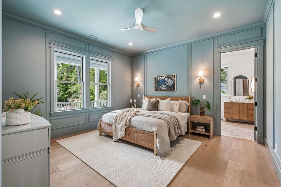 Furnished interior view inside a new home in , Johns Island (Image 58).