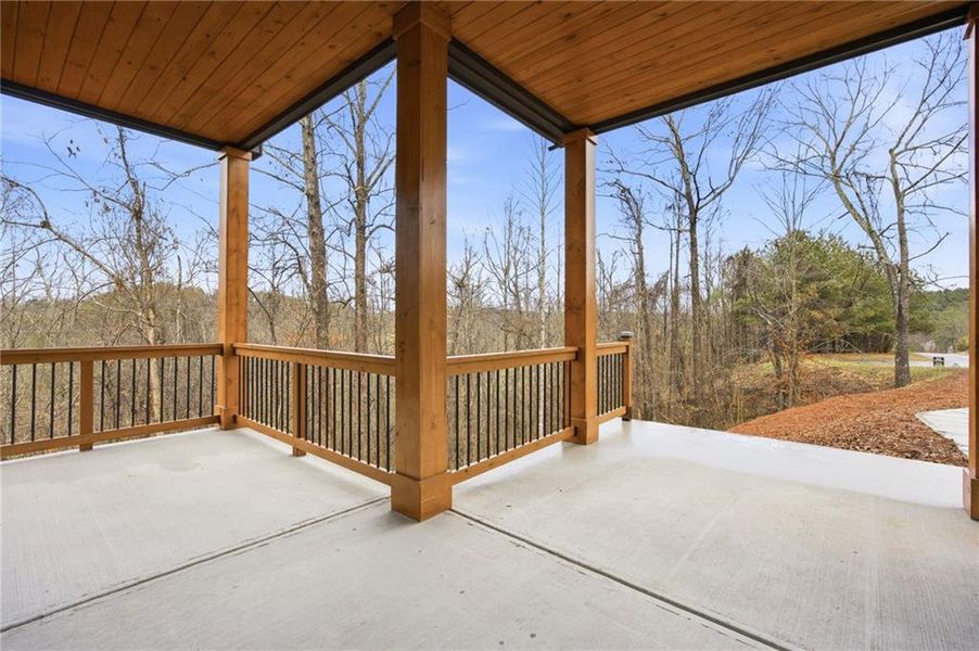 Exterior details and patio area of a home in , Canton (Image 4).