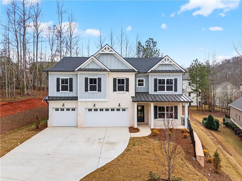 Front exterior of a new home in , Jefferson, GA, highlighting curb appeal (Image 23). Front exterior of a new home in , Jefferson, GA, highlighting curb appeal (Image 23).
