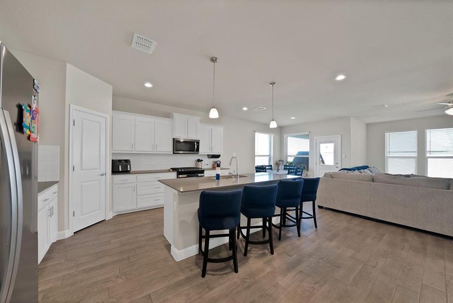 Furnished interior view inside a new home in Pecan Square, Northlake (Image 13).