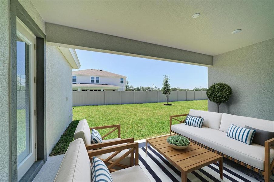Exterior details and patio area of a home in Pasadena Woods, Pasadena Hills (Image 3).