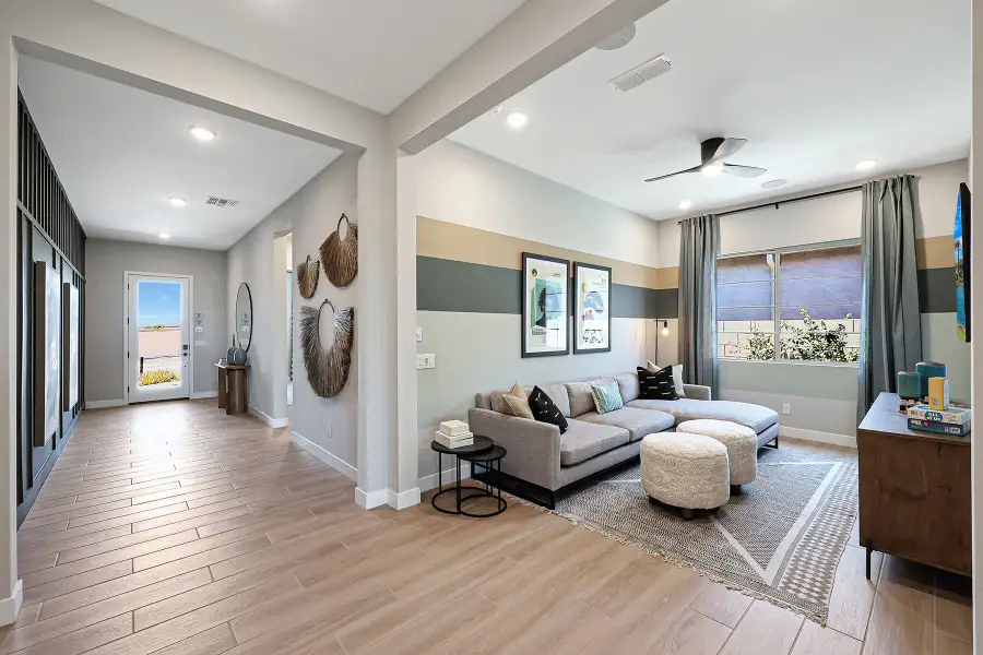 Representative furnished interior of a home built from the Pebble by Mattamy Homes in Empire Pointe, Queen Creek (Image 13). Representative furnished interior of a home built from the Pebble by Mattamy Homes in Empire Pointe, Queen Creek (Image 13).