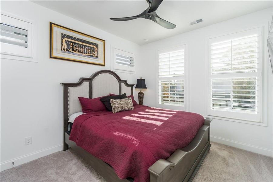 Furnished interior view inside a new home in Evanshire Single Family, Duluth (Image 35).