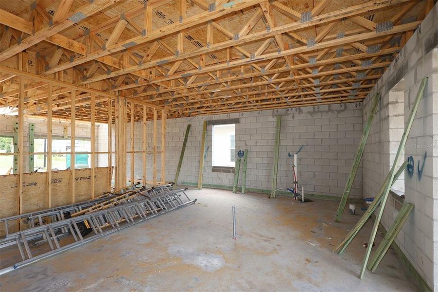 In-progress construction of a new home in Center Lake on the Park, St. Cloud, FL (Image 11). In-progress construction of a new home in Center Lake on the Park, St. Cloud, FL (Image 11).