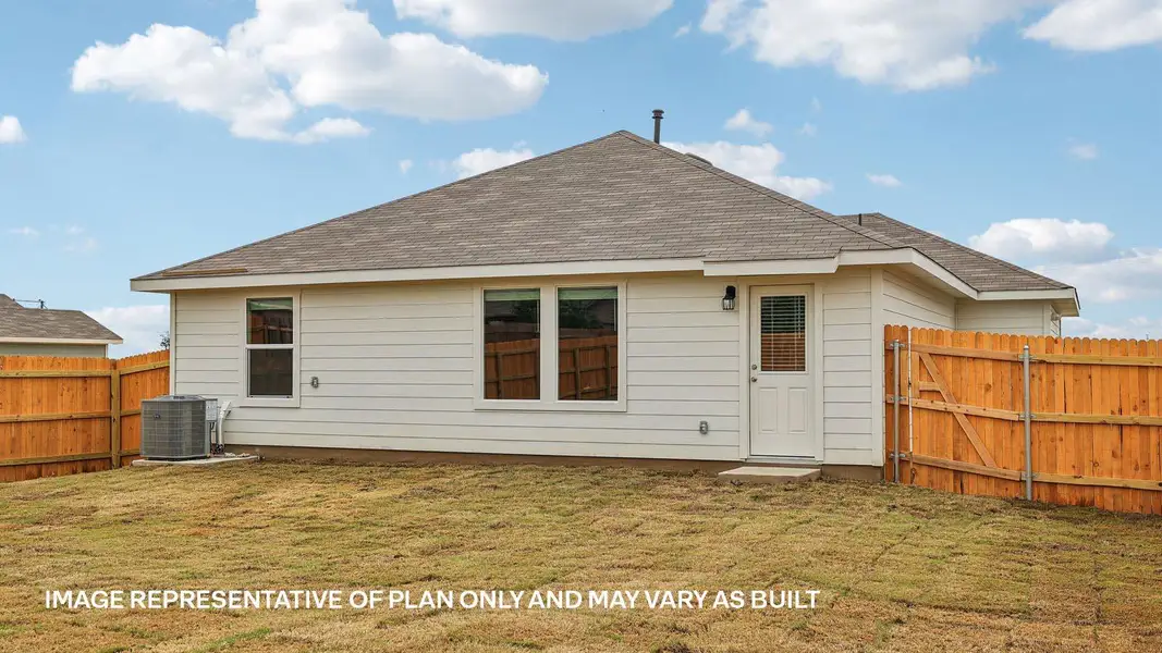 Exterior details and patio area of a home in Talavera, Kyle (Image 23).