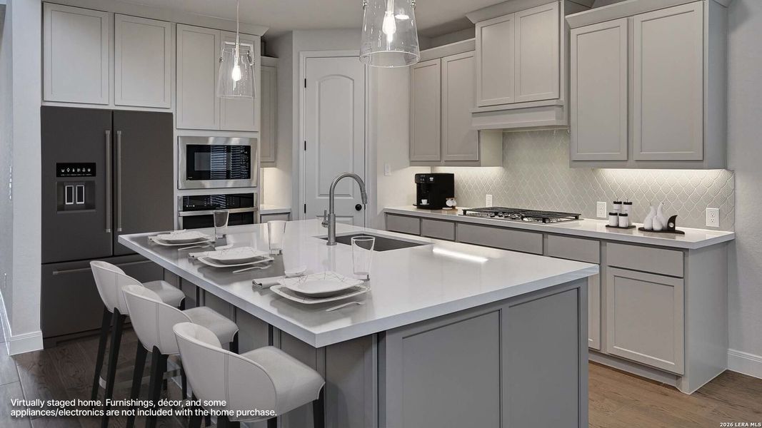 Furnished interior view inside a new home in George's Ranch, Boerne (Image 14).