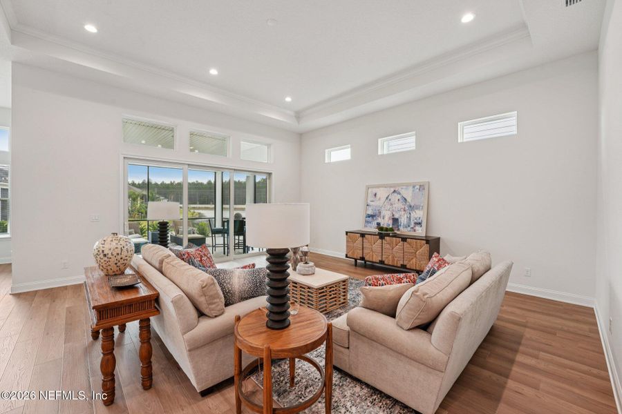 Furnished interior view inside a new home in Middlebourne, St. Johns (Image 41).