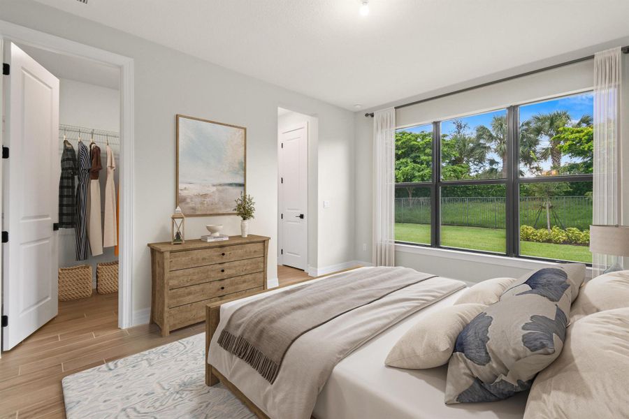Furnished interior view inside a new home in Heron Preserve, Port St. Lucie (Image 12).