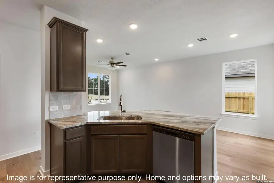 Furnished interior view inside a new home in Arroyo Ranch, Seguin (Image 3).