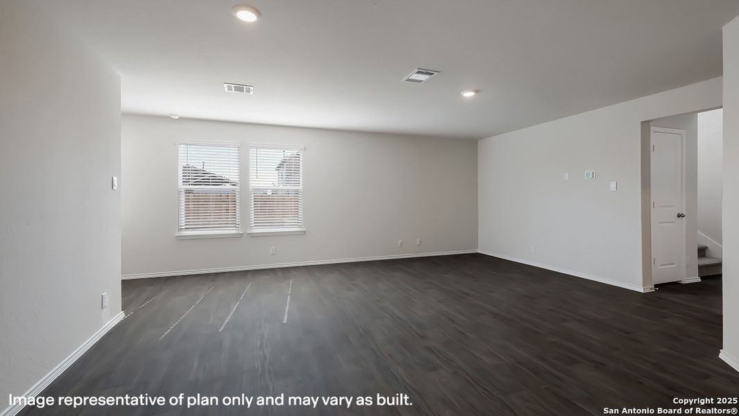 Spacious, unfurnished interior of a new home in Riverstone at Westpointe, San Antonio (Image 11). Spacious, unfurnished interior of a new home in Riverstone at Westpointe, San Antonio (Image 11).