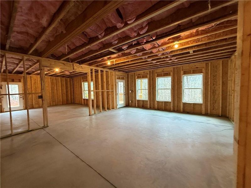 In-progress construction of a new home in , Jefferson, GA (Image 55).