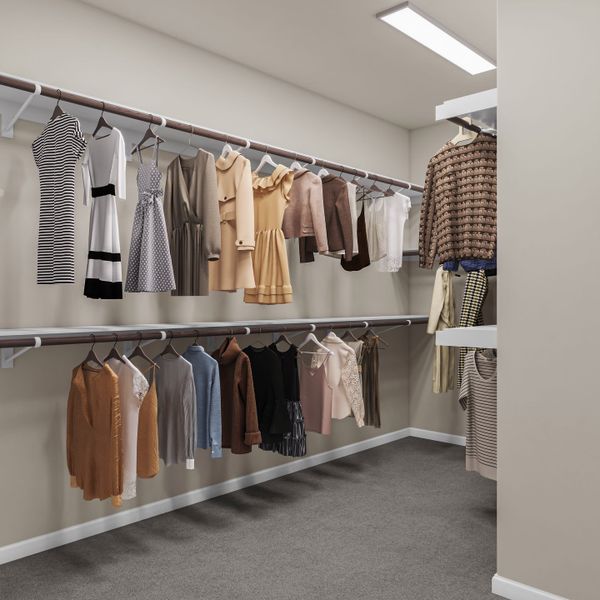 Representative interior finishes for a home built from the Rainey by Tri Pointe Homes in Lariat, Liberty Hill (Image 22).