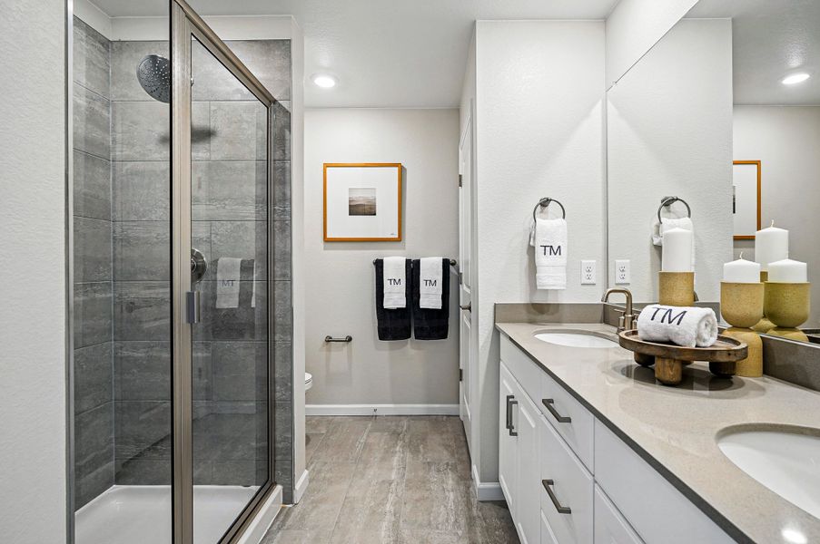 Representative furnished interior of a home built from the Backcountry by Taylor Morrison in Parterre Townhomes - The Westerly Collection, Thornton (Image 8).