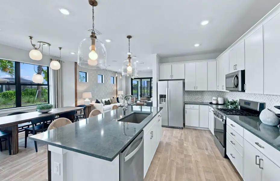 Representative furnished interior of a home built from the Flagstone by Del Webb in Del Webb Flagler Beach, Palm Coast (Image 7). Representative furnished interior of a home built from the Flagstone by Del Webb in Del Webb Flagler Beach, Palm Coast (Image 7).